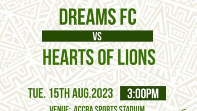 Dreams FC to face Heart of Lions in a friendly match on Tuesday