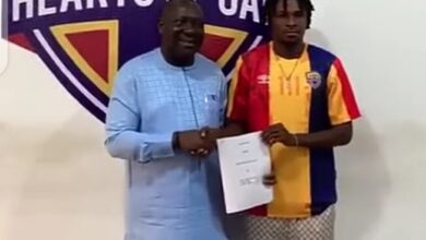 Hearts of Oak announce signing of former Legon Cities defender Michael Ampadu