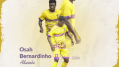 Medeama SC secures permanent signing of Osah Bernardinho Tetteh