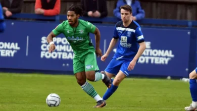 Zico Asare sent off in Maidenhead United's victory against Dorking Wanderers