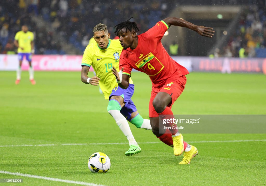 My debut game against Brazil was difficult - Ghana defender Mohammed Salisu