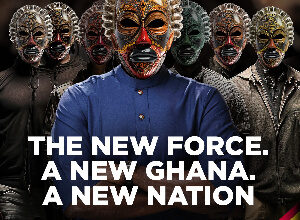 #TrendingGH: Public divided on identity of who's behind masked #TheNewForce billboards