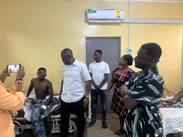 Ibrahim Mahama supports full medical surgery of young man with waist and eye problems