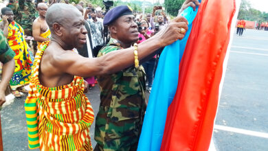 Chief of Army Staff commissions 20-unit accommodation block, Parade Square, pays courtesy call on Asantehene