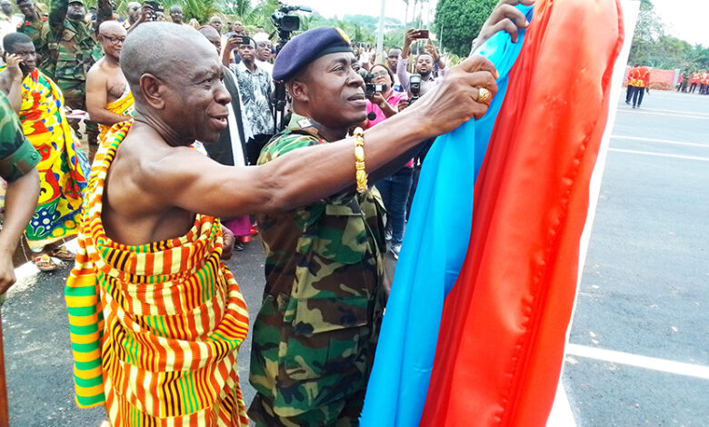 Chief of Army Staff commissions 20-unit accommodation block, Parade Square, pays courtesy call on Asantehene