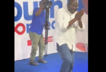 Watch as Bawumia displays dancing skills during North East campaign tour