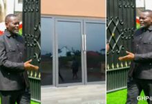 Video of the full glass-gated Big House Lawyer John Kumah will be buried in goes viral
