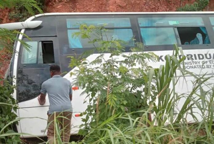 Staff member of Koforidua Sectech dead in accident at Aseseeso [Photos]