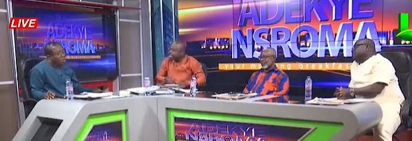 Abronye DC and Kweku Boahen engage in a heated verbal exchange on live TV