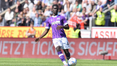 Ghanaian defender Maxwell Gyamfi returns to VfL Osnabrück training ahead of final preparations