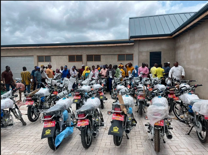 N/R: Dr Amin Adam donates 64 motorbikes; pick up vehicle to boost NPP campaign operations