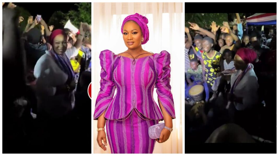 “All For Votes”: Samira Bawumia joins UMAT students to sing jama songs (Video)