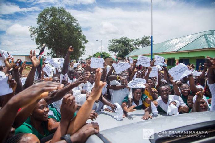 Zuarungu nursing, midwifery students rally behind John Mahama