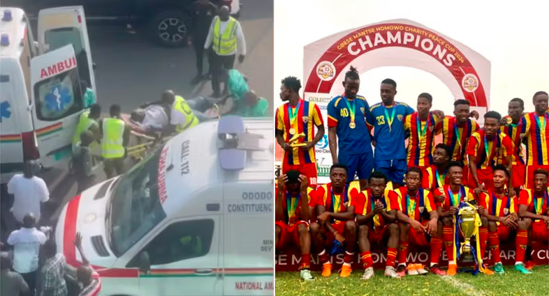 Sad News: Hearts of Oak fan collapses and dies during Homowo Cup