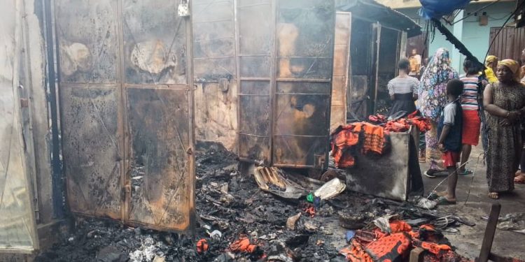 Kumasi: Fire destroys over 40 shops at Kwadaso market