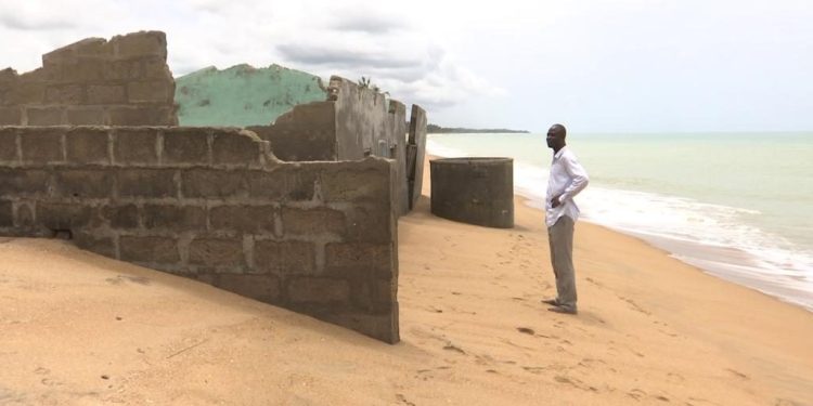 Over 500 houses destroyed by tidal waves in Shama-Anlo Beach Community