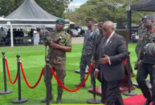 Watch as Akufo-Addo pays his last respect to legendary commentator Joe Lartey