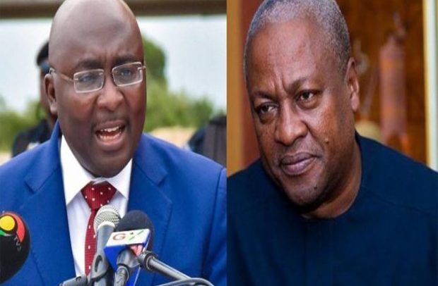 2024 Elections: Bawumia, Mahama Go Neck To Neck