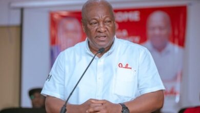 Mahama urges Yamfo residents to 'vote wisely' in upcoming elections