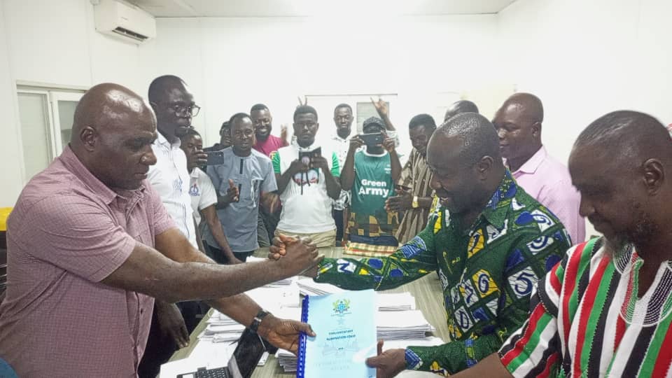 Nkoranza South MP Files Nomination to Retain Seat.